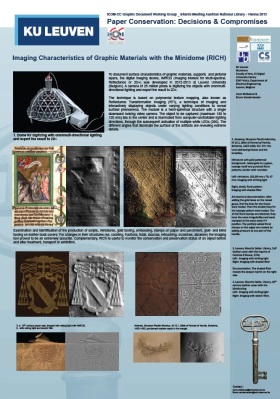 Imaging Characteristics of Graphic Materials with the Minidome (RICH)